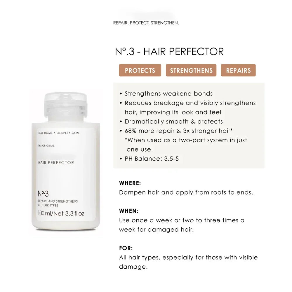 100ml No.1-7 Repairing Hair Mask Anti Break Hair Split Oil Control Moisture Hair Conditioner Original Hair Care Product New