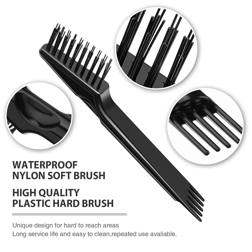 1pcs Hair Brush Cleaner Hairbrush Comb Cleaner for Removing Hair Dust Handle Embeded Comb Cleanup Hook Salon Removing Tool